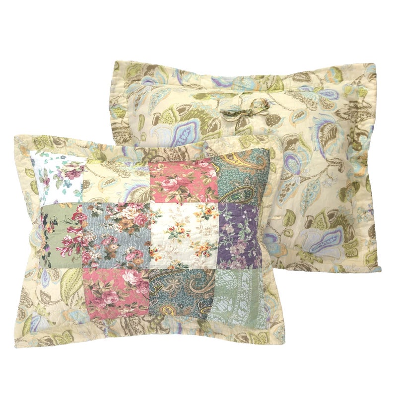 Greenland Home Fashions Blooming Prairie Sham-Multi, Standard 20x26-inch, Multicolor - Image 3
